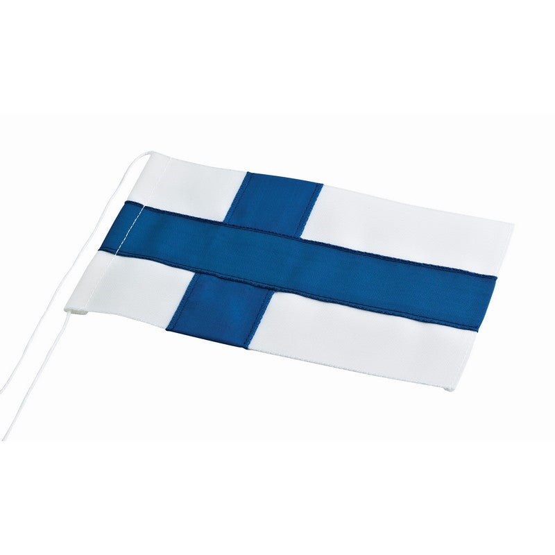 Nordahl Andersen bordflag i stof 10x16 cm – Finland